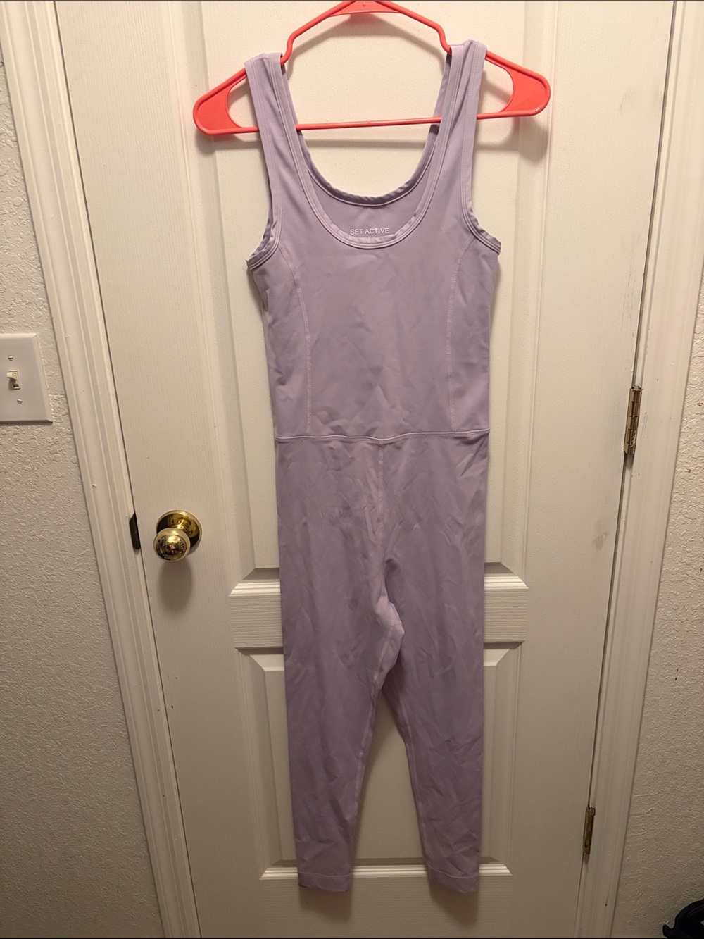 SET ACTIVE Lilac Athleisure Jumpsuit - Picture 2 of 5